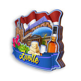 Магнит на холодильник для Зволле, Нидерланды, 2000