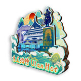 Refrigerator Magnet for Ulanhot, Inner Mongolia, China  852