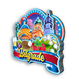 Refrigerator Magnet for Belgrade Serbia  2509