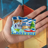 Refrigerator Magnet for Lasithi Greece  1786