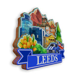 Refrigerator Magnet for Leeds UK  1455