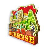 Refrigerator Magnet for Ourense Spain  1551