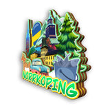 Refrigerator Magnet for Norrkoping Sweden  2186