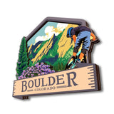 Kühlschrankmagnet für Boulder Colorado USA 283