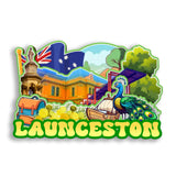 Refrigerator Magnet for Launceston Australia  2683