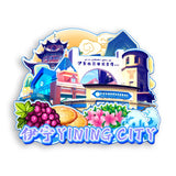 Kühlschrankmagnet für Yining, Xinjiang, China 626