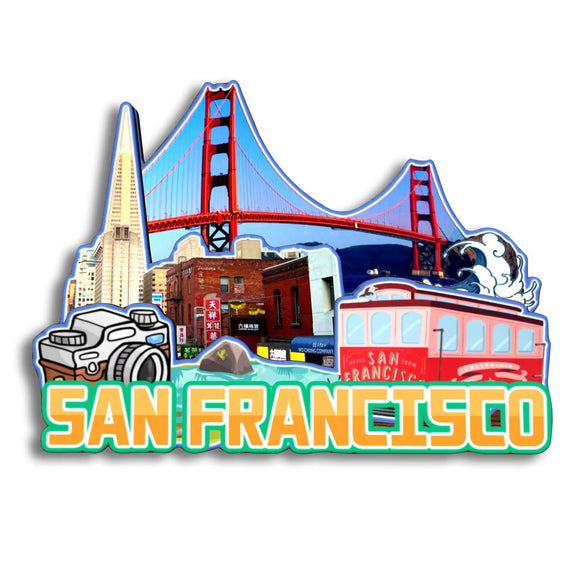 Магнит на холодильник для Сан-Франциско, Калифорния, США 227