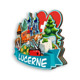 Refrigerator Magnet for Lucerne Switzerland  2046