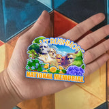 Refrigerator Magnet for Mount Rushmore National Memorial South Dakota USA  1144