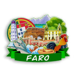 Refrigerator Magnet for Faro Portugal  1940