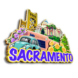 Магнит на холодильник для Сакраменто, Калифорния, США 230