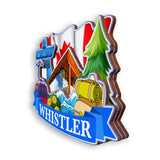 Kühlschrankmagnet für Whistler, Kanada 1879