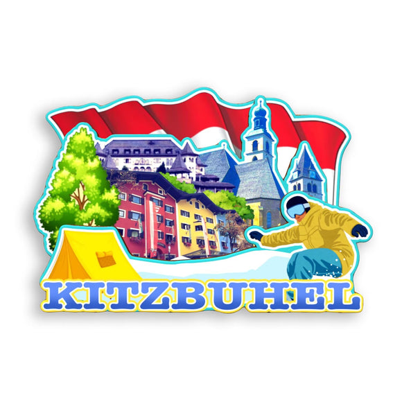 Refrigerator Magnet for Kitzbuhel Austria  1623