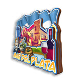 Refrigerator Magnet for Mar Del Plata Argentina  2832