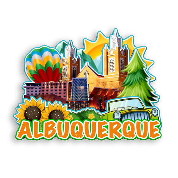 Refrigerator Magnet for Albuquerque New Mexico USA  1058
