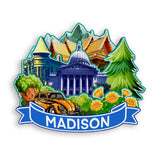 Refrigerator Magnet for Madison Wisconsin USA  913