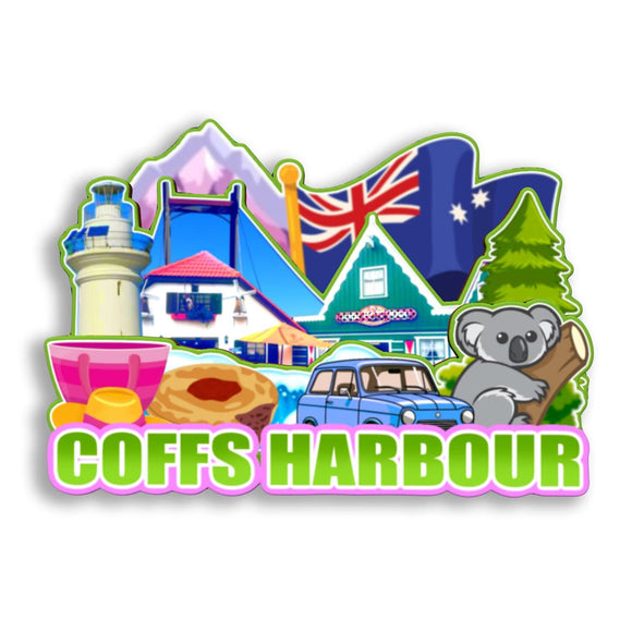 Магнит на холодильник для Coffs Habour, Австралия, 2697