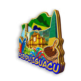 Магнит на холодильник для Фос-ду-Игуасу, Бразилия, 1911 г.