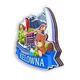 Refrigerator Magnet for Kelowna Canada  1884
