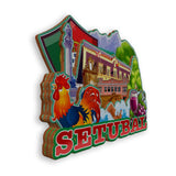 Refrigerator Magnet for Setubal Portugal  1959