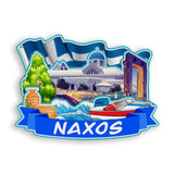 Refrigerator Magnet for Naxos Greece  1757