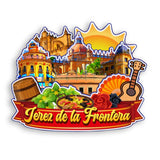 Refrigerator Magnet for Jerez de la Frontera Spain  1385