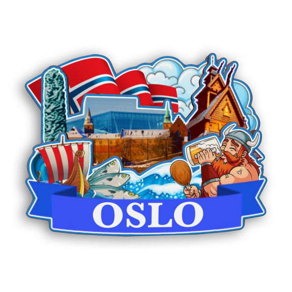 Refrigerator Magnet for Oslo Norway  2267