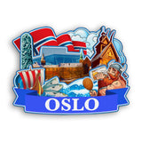 Refrigerator Magnet for Oslo Norway  2267