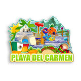 Refrigerator Magnet for Playa Del Carmen Mexico  1823