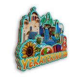 Refrigerator Magnet for Yekaterinburg Russia  2542