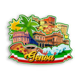Refrigerator Magnet for Genoa Italy  1279