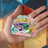 Магнит на холодильник для Сяпу, Фуцзянь, Китай 558