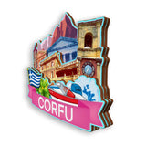 Refrigerator Magnet for Corfu Greece  1739
