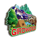 Магнит на холодильник Girdwood Alaska USA 165