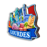 Refrigerator Magnet for Lourdes France  2585