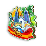 Refrigerator Magnet for Telde Spain  1428