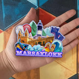 Refrigerator Magnet for Marsaxlokk Malta  2301