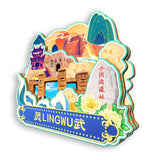 Refrigerator Magnet for Lingwu, Ningxia, China  681
