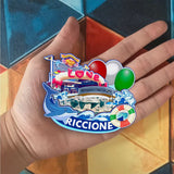 Refrigerator Magnet for Riccione Italy  1271