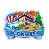 Kühlschrankmagnet für Conway Arkansas USA 339