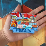 Refrigerator Magnet for Bergen Norway  2268