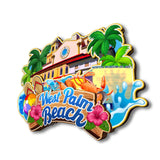 Магнит на холодильник для Уэст-Палм-Бич, Флорида, США 217