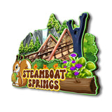 Kühlschrankmagnet für Steamboat Springs Colorado USA 268