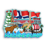 Refrigerator Magnet for Haugesund Norway  2289