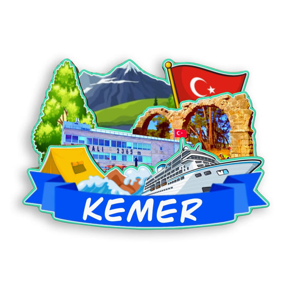 Refrigerator Magnet for Kemer Greece  1693