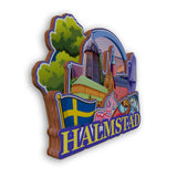 Kühlschrankmagnet für Halmstad Schweden 2181
