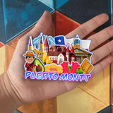 Refrigerator Magnet for Puerto Montt Chile  2855