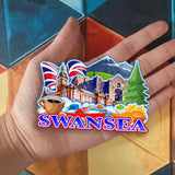 Refrigerator Magnet for Swansea UK  2861