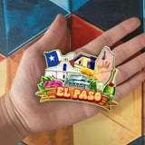 Kühlschrankmagnet für El Paso Texas USA 390