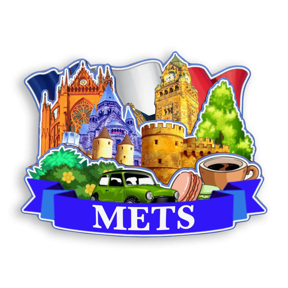 Refrigerator Magnet for Mets France  1353